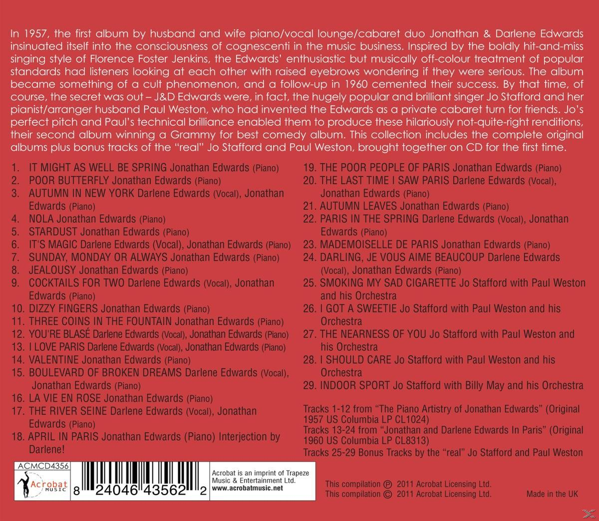 Jonathan & Darlene Edwards - The  Complete Original Albums  - (CD)