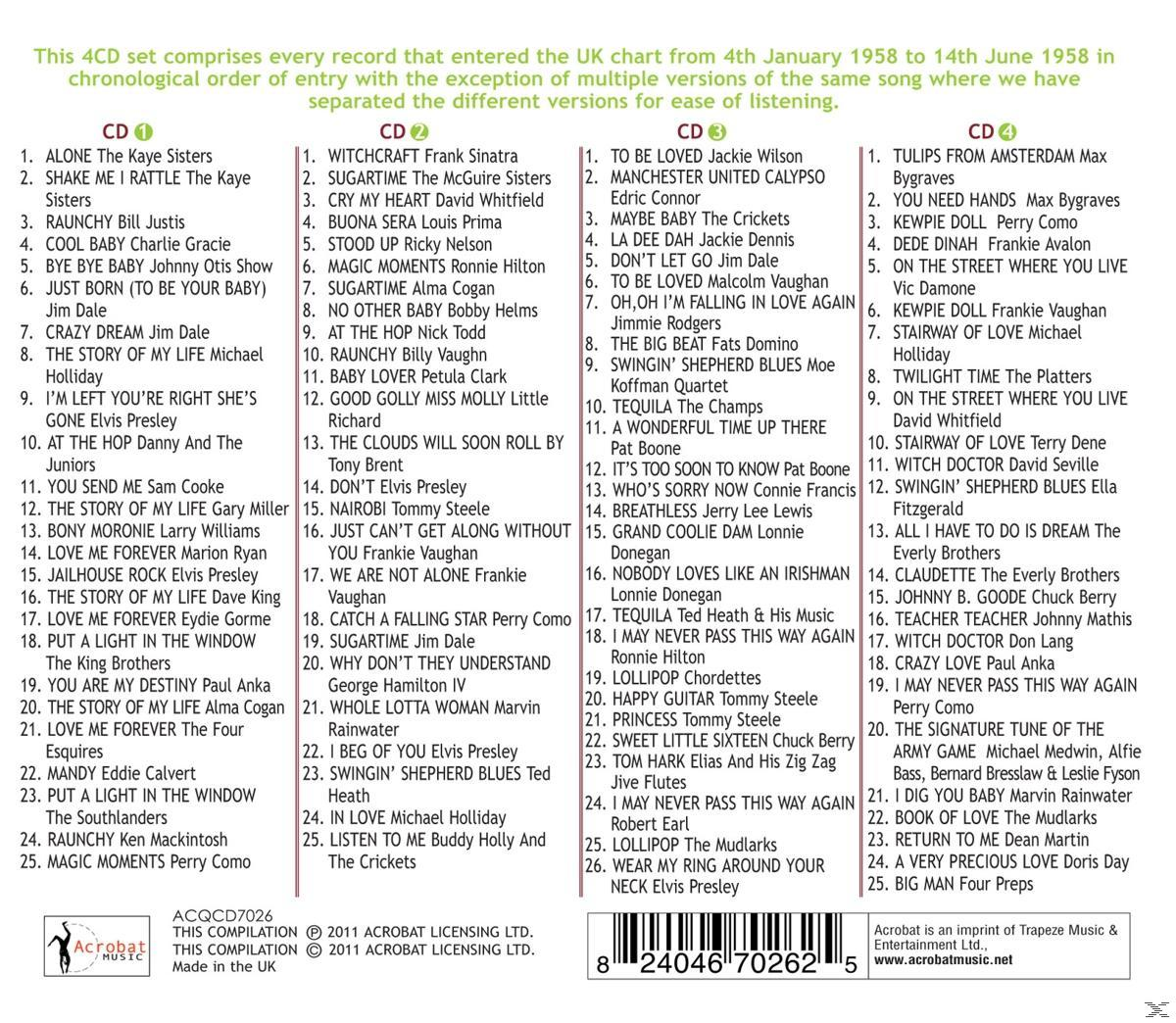 VARIOUS - The 1958 British Hit Parade, Part 1  - (CD)
