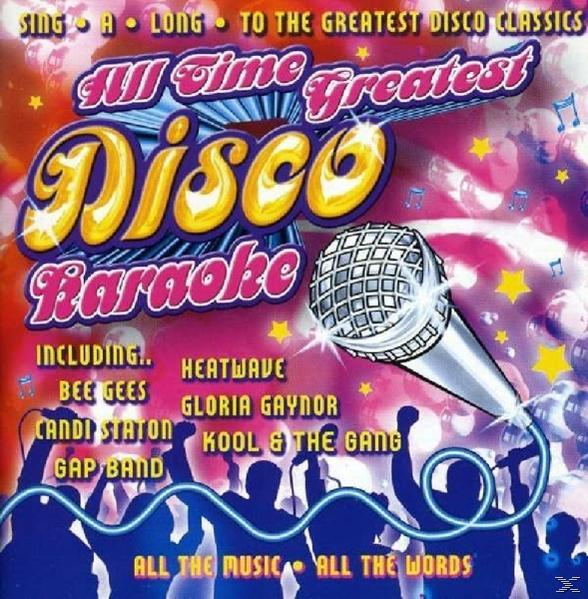 VARIOUS - All Time Greatest Disco Karaoke  - (CD)