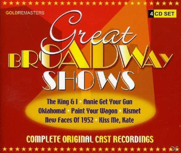 (CD) - - Ocr-Great Shows Broadway Recordings Cast Original