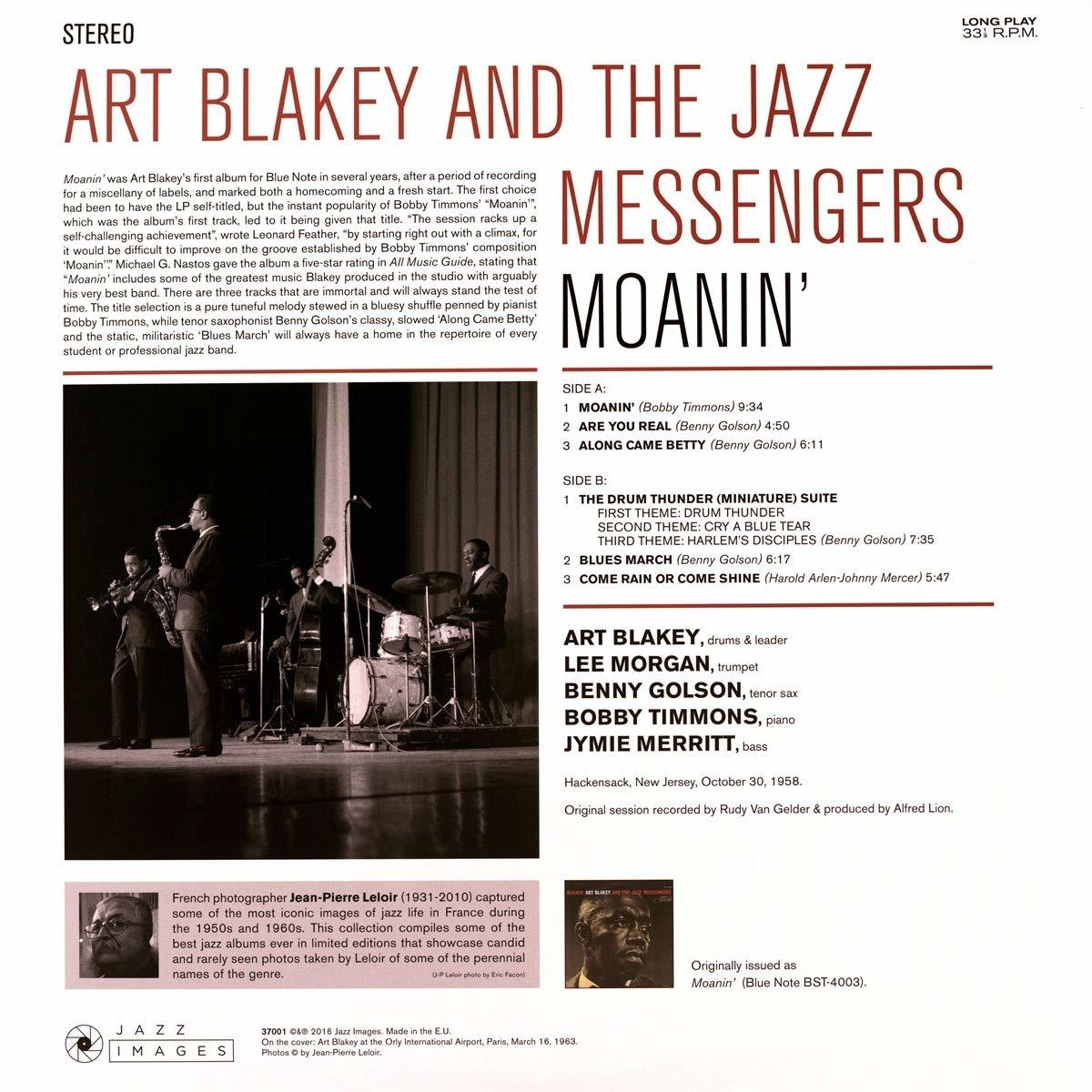 Art Blakey and the Jazz Messengers - Moanin (180g Vinyl)-Jean-Pierre Leloir Collectio  - (Vinyl)