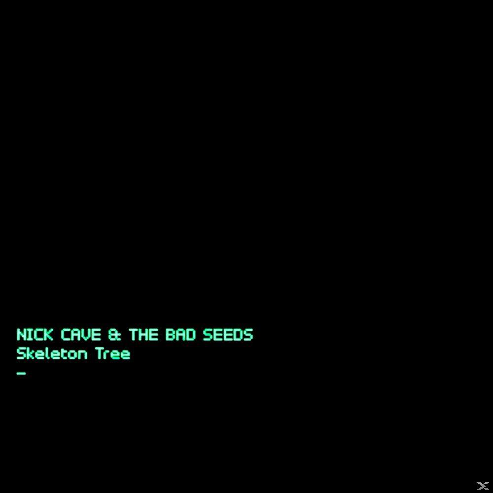 Albumcover für Nick Cave & The Bad Seeds. Text auf schwarzem Hintergrund. Grün und weiß.
