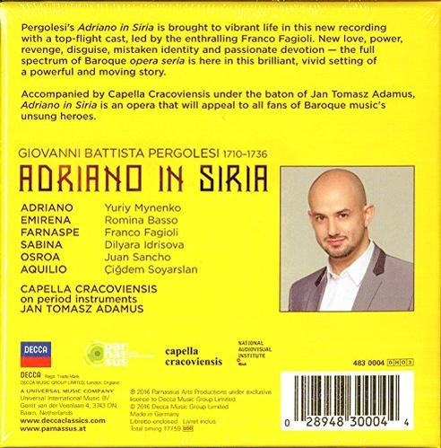 Franco Fagioli, VARIOUS - Adriano In Siria   - (CD)