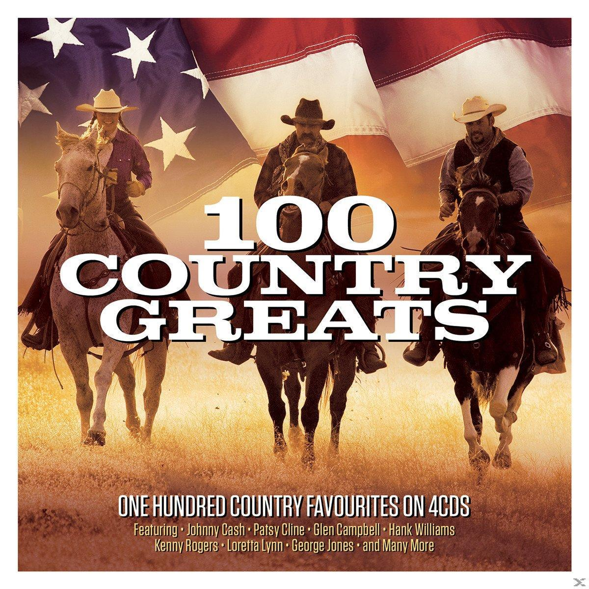 VARIOUS - 100 Country Greats  - (CD)