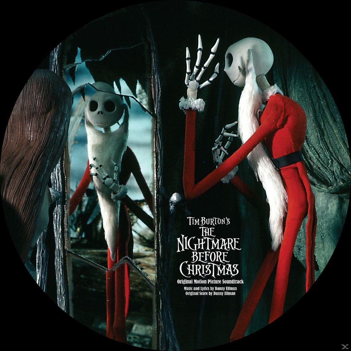Pochette animée, L'Étrange Noël de Monsieur Jack de Tim Burton, Jack Skellington et Sally, en format circulaire.