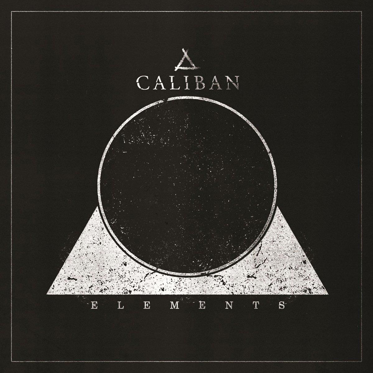Albumcover mit schwarzem Hintergrund und geometrischem Design.