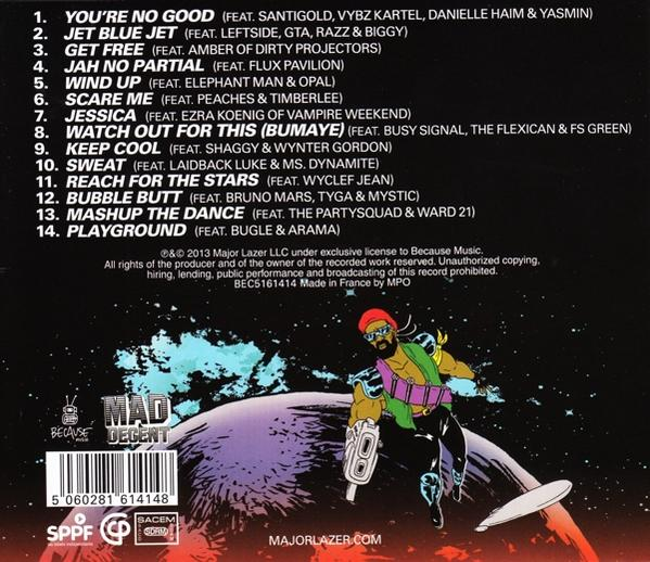 Major Lazer - Free The Universe  - (CD)