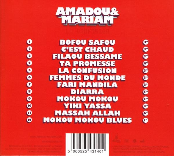 Amadou & Mariam - La Confusion  - (CD)
