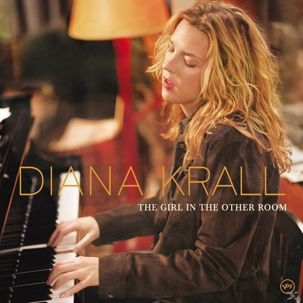 Diana Krall zongorázik, csukott szemmel, az album borítóján. A cím: "The Girl in the Other Room".