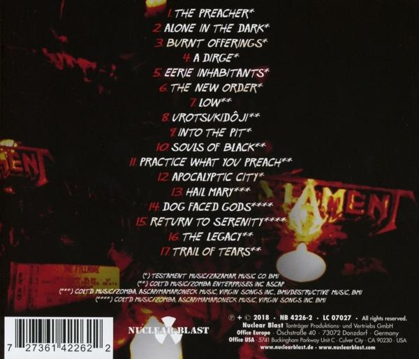 Testament - Live At The Fillmore  - (CD)