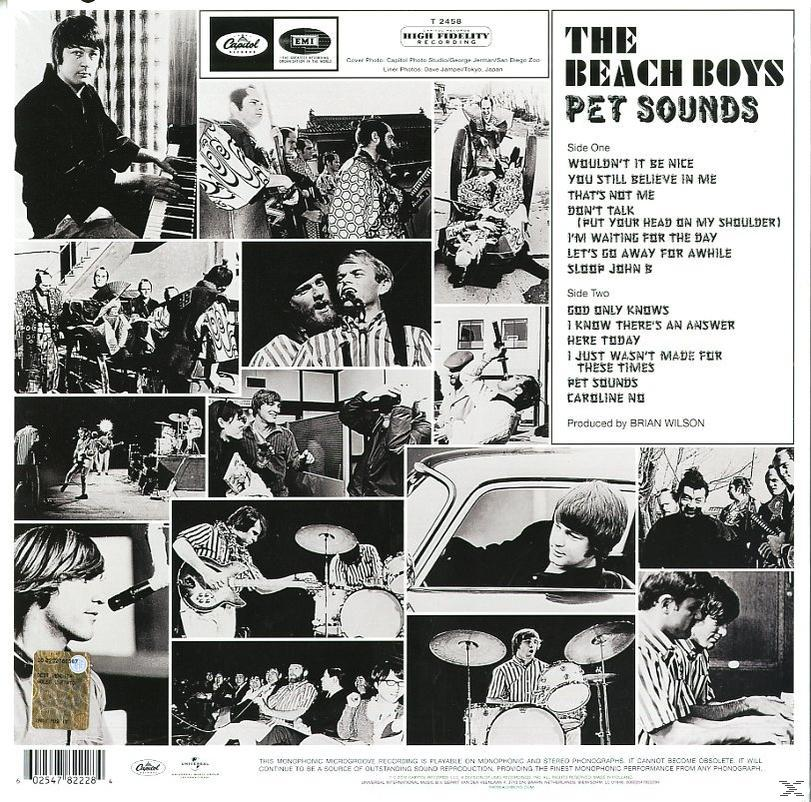 A Beach Boys album borítója, különféle fotókkal és számlistával.