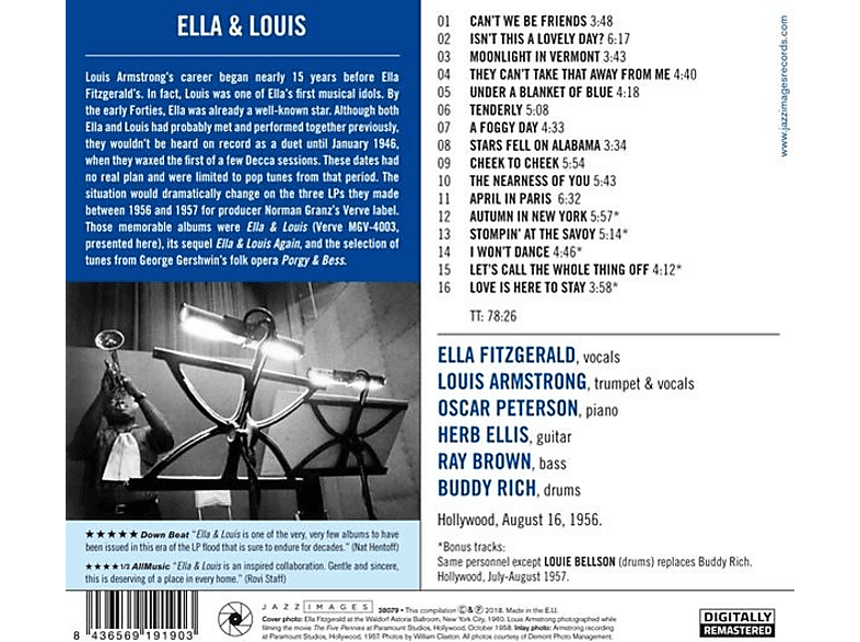Thumbnail - Ella & Louis Fitzgerald - (CD)