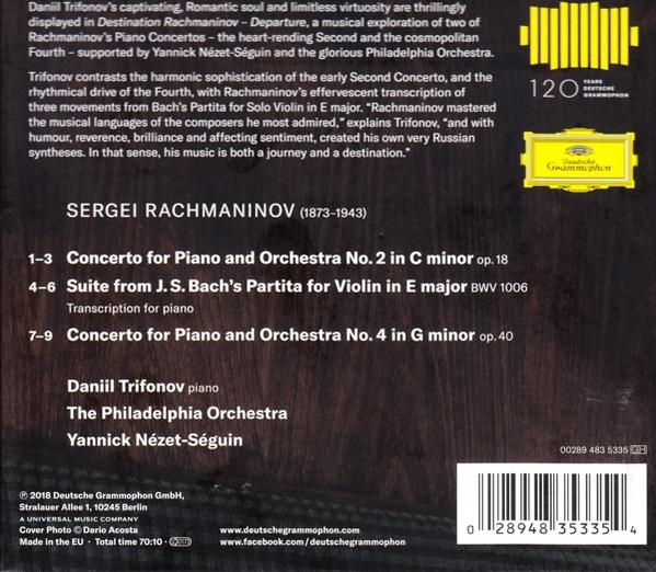Ein CD-Cover mit Text und einem Bild eines Mannes im Anzug.