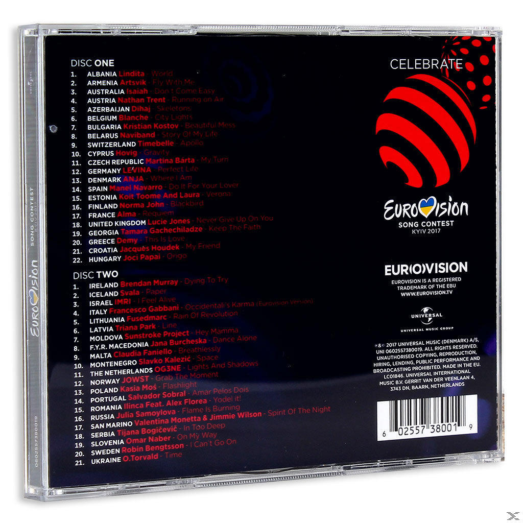 Különböző előadók - Eurovision Song Contest - Kiew 2017 (CD)