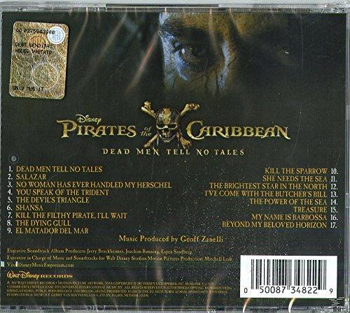 CD tok hátlapja a film címével, koponyával és számlistával.
