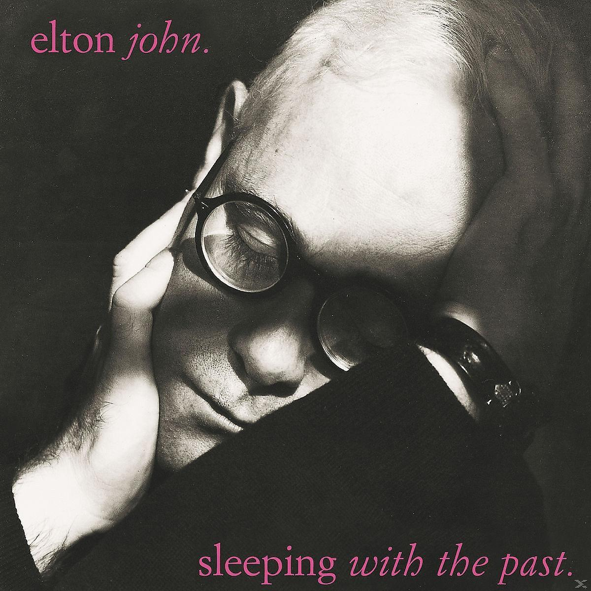 Elton John album borítója. Fekete-fehér fotó egy szemüveges férfiról, aki alszik.