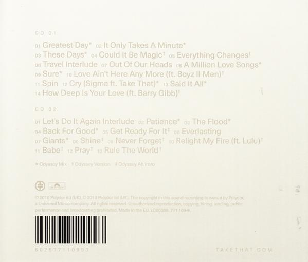 Take That - Odyssey  - (CD)