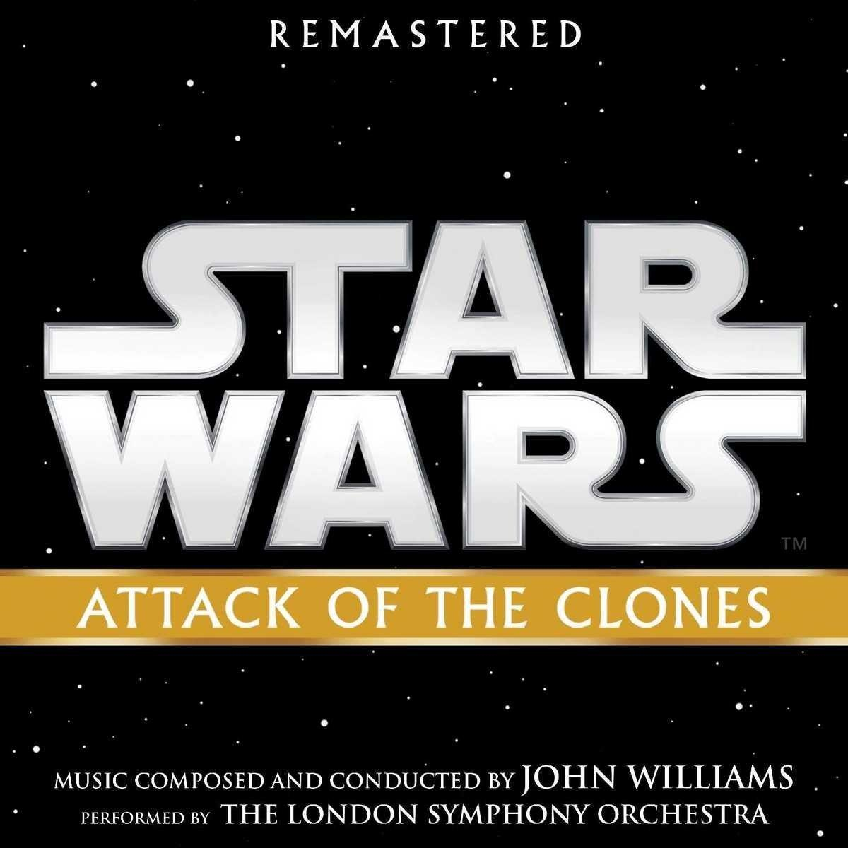 A Star Wars: A klónok támadása album borítója. A Star Wars logó.