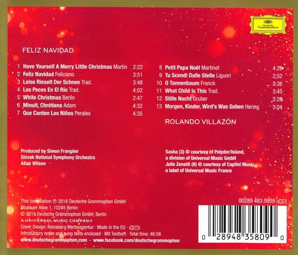 Rolando Villazon - Feliz Navidad  - (CD)