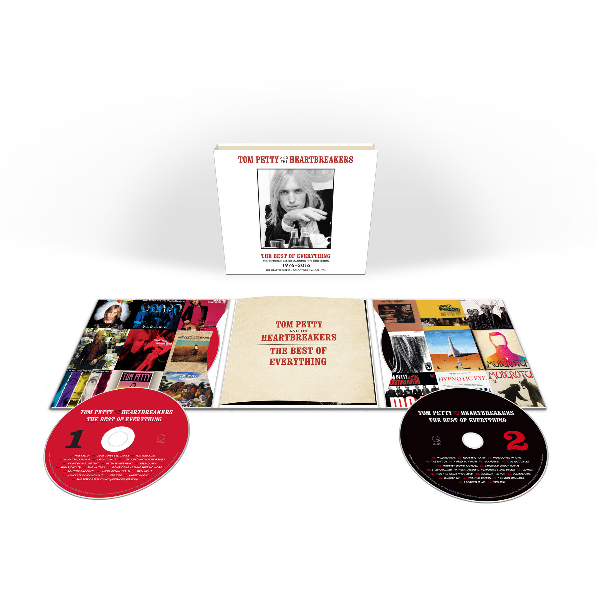 Eine CD-Box mit Albumtitel und Künstlername auf der Vorderseite.