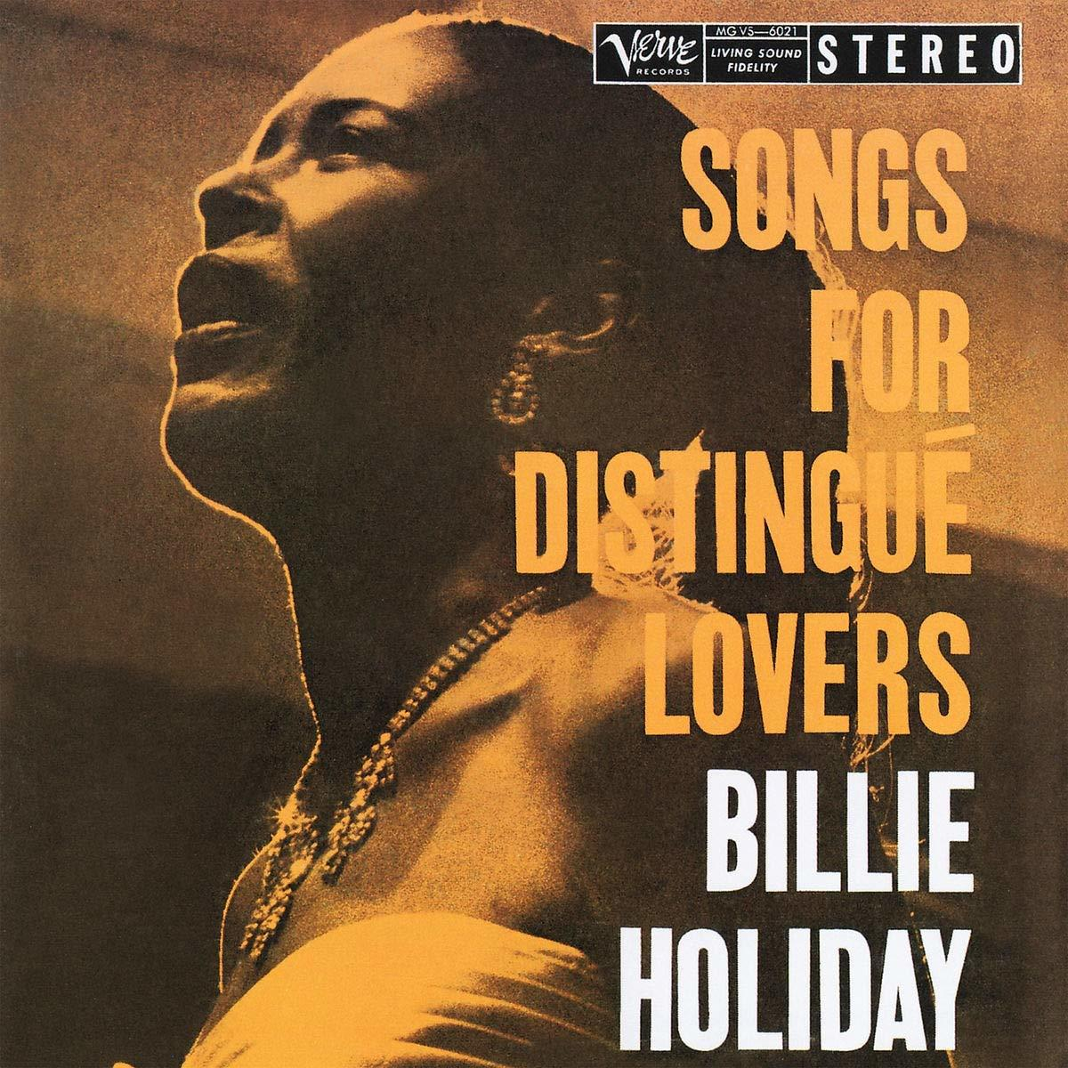 Billie Holiday az 'Songs for Distingué Lovers' album borítóján.