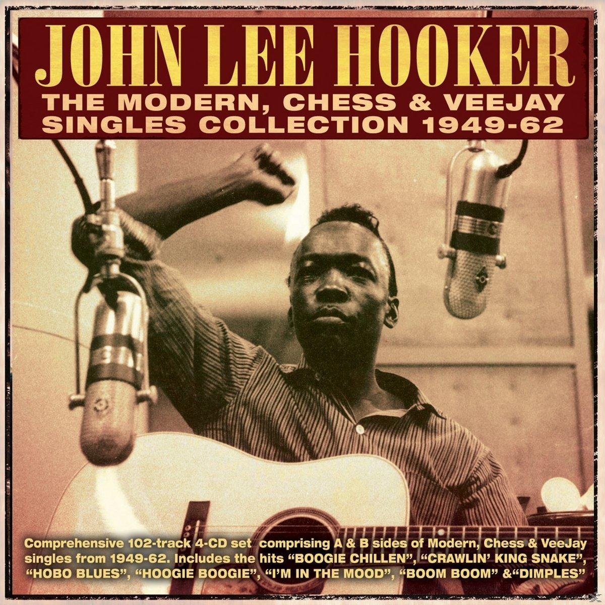John Lee Hooker album borítója a zenész fotójával. Fekete-fehér, szöveggel.