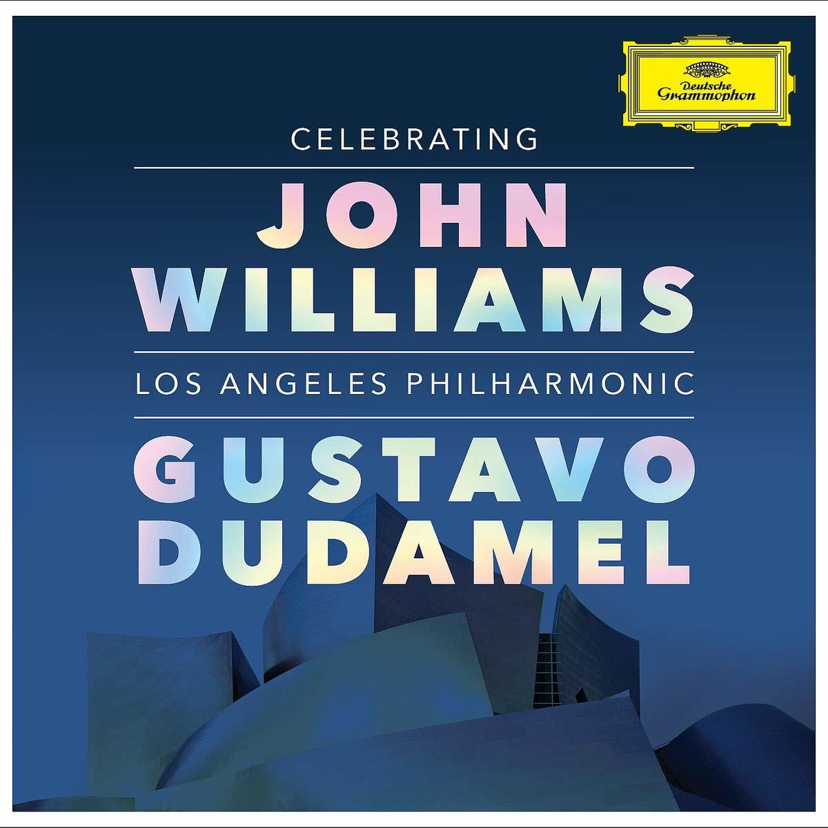 Album borító. John Williams ünneplése, Los Angeles Philharmonic. Épület a háttérben.