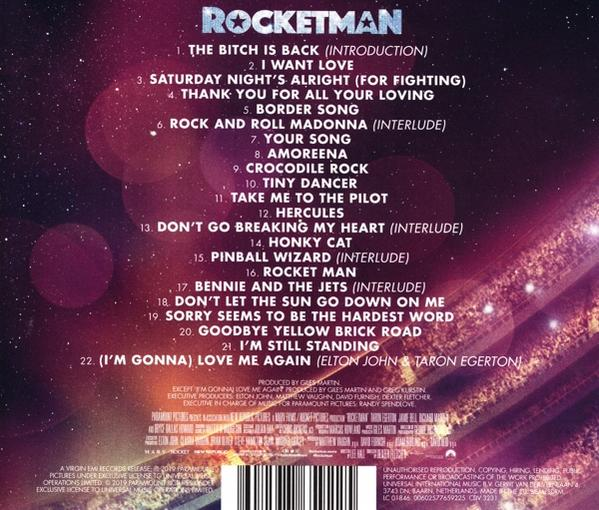 Egy CD-borító űr témájú háttérrel és a dalok címeivel.