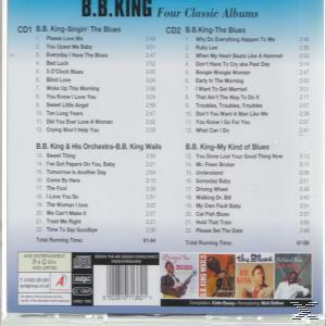 B.B. King albumjának CD-borítója, albumborítóval, számlistával és a művész képével.