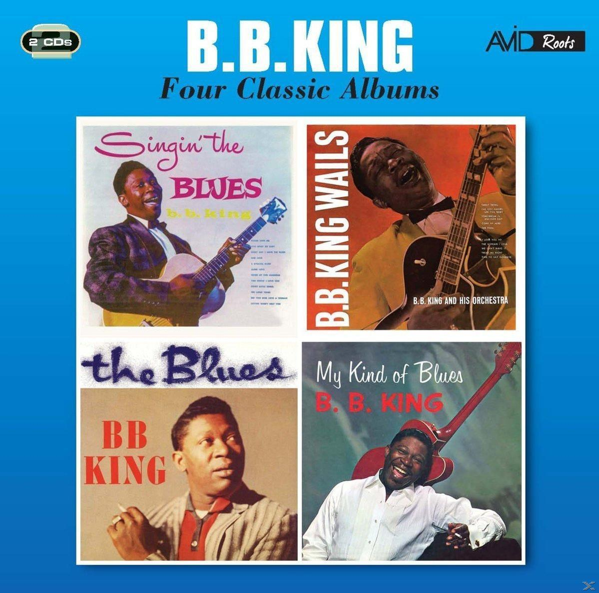 CD-borító. B.B. King albumai, Singin' the Blues, B.B. King Wails stb.