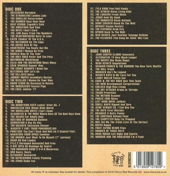 Album-Trackliste mit Text und einer Liste von Songs.
