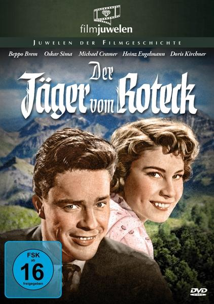 Filmplakat: Zwei lächelnde Personen, Berge im Hintergrund, Text auf Deutsch.