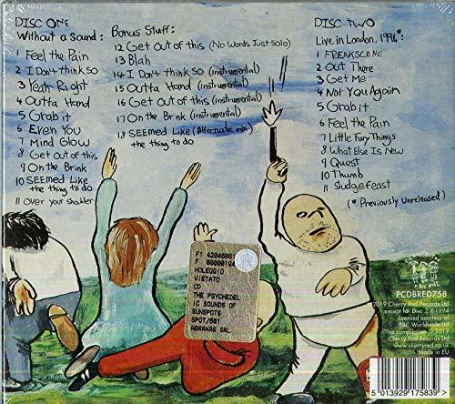 Cover einer CD mit einer Zeichnung von drei Personen, die sich in die Luft erheben.