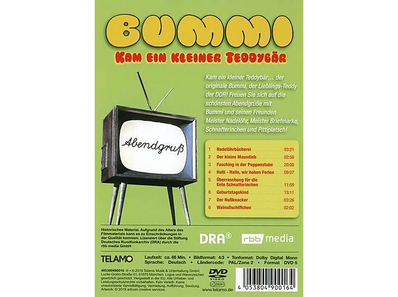 Bummi-Kam ein kleiner Teddybär DVD