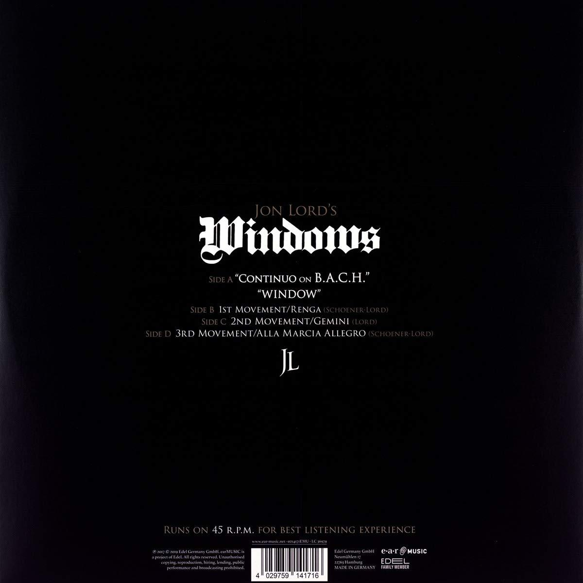 David (Vinyl) WINDOWS - York - Coverdale, Pete Tony Ashton, Ray Fenwick, Glenn Hughes,
