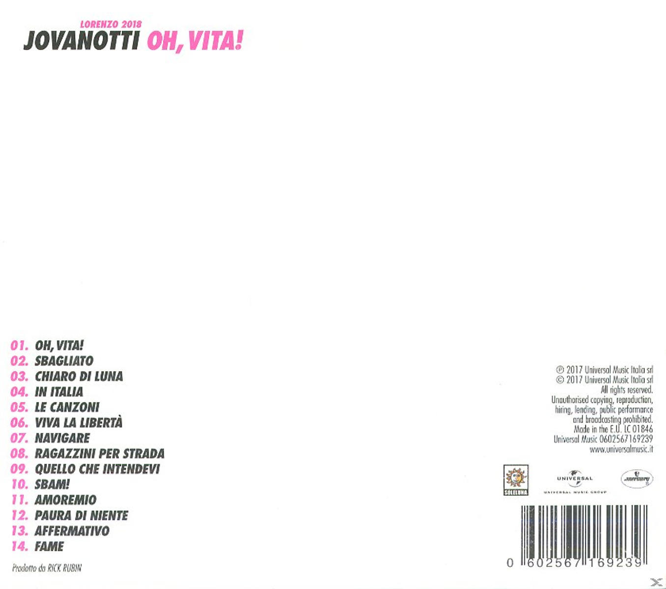 Jovanotti - Oh,Vita! [CD]