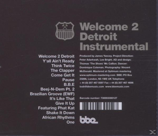 Jay - Detroit - Welcome (CD) To Instrumenta Dee