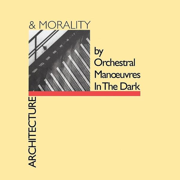 Albumcover mit gelbem Hintergrund. Die Worte by Orchestral Manoeuvres In The Dark sind sichtbar.