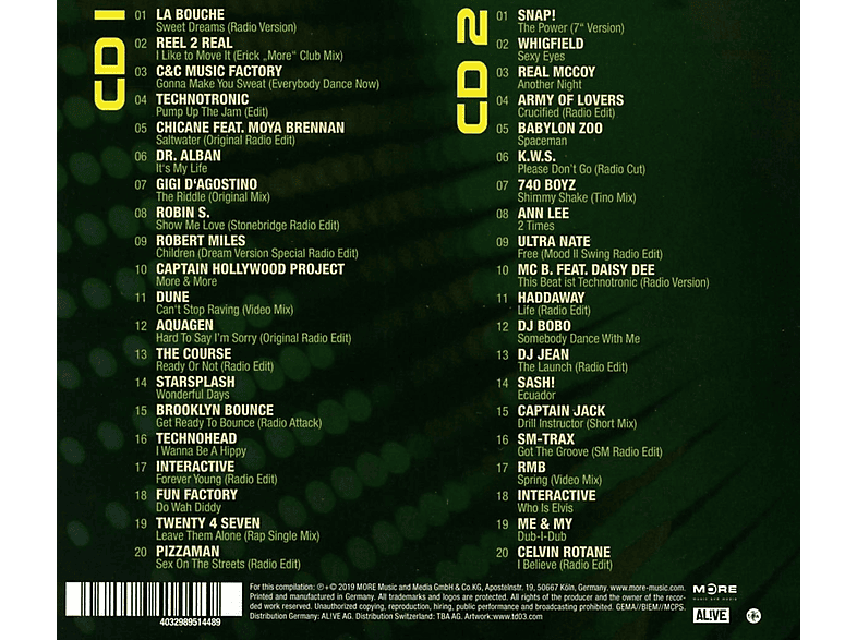 Thumbnail - VARIOUS - 90s Club Mix Vol.2-The Ulti (CD)