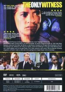 Filmposter. Gesicht eines Mannes. Text: The Only Witness.