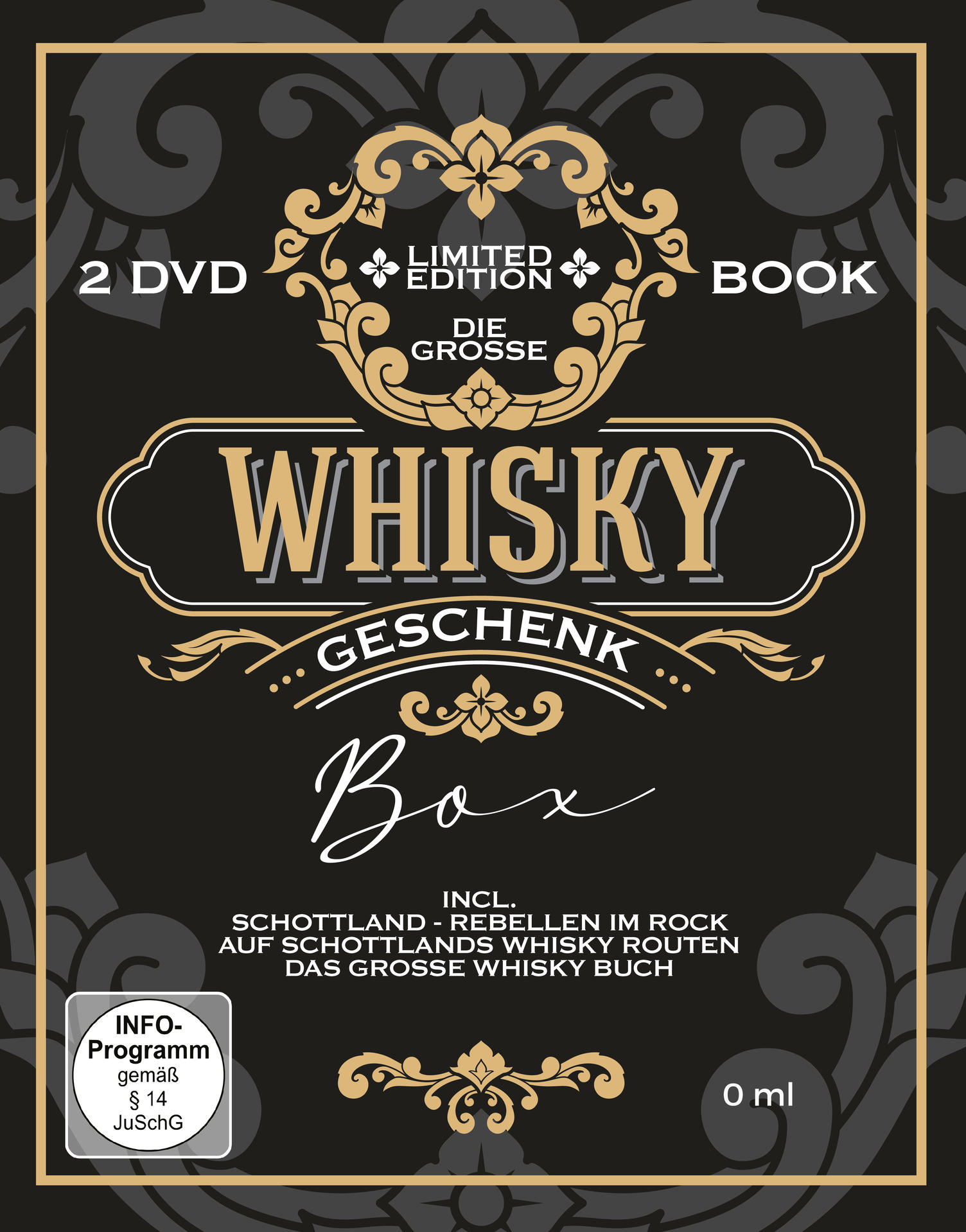 Whisky-Geschenk-Box Buch Die inkl. große DVD