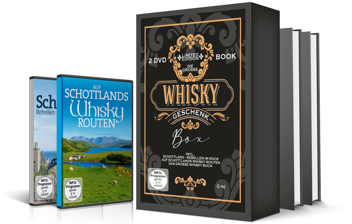 Die große Whisky-Geschenk-Box inkl. Buch DVD