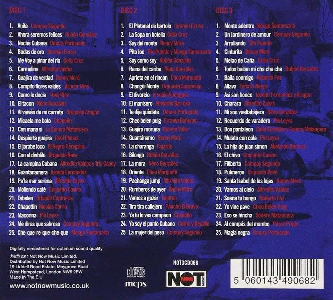 CD cover with track listings and artist names. Features a black and white design with a barcode.