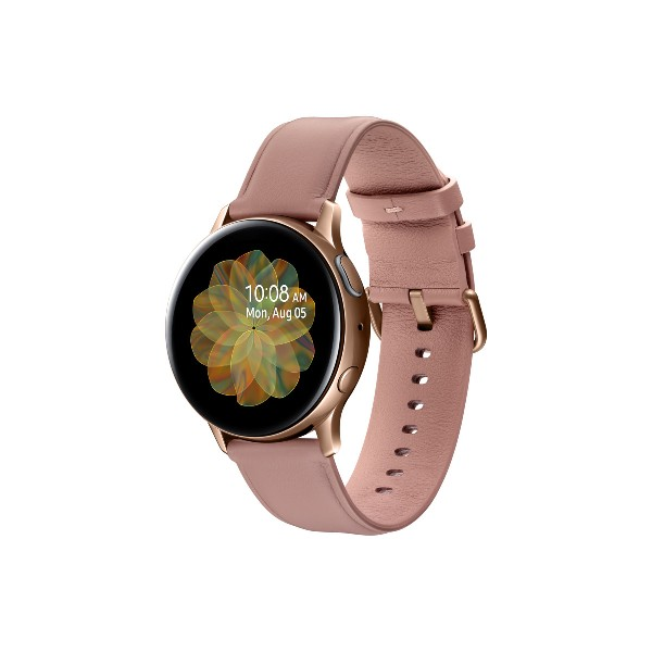 Samsung Galaxy Watch active 2 bluetooth 40 mm acero oro rosa smartwatch smr830nskaphe de color española active2 steel gold 40mm inoxidable dorado 1.2 4gb 247 5.0