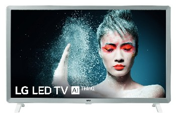 TV LED 32" - LG 32LK6200PLA, Full HD, AI Smart TV ThinQ webOS 4.0, QuadCore, Plata y blanco