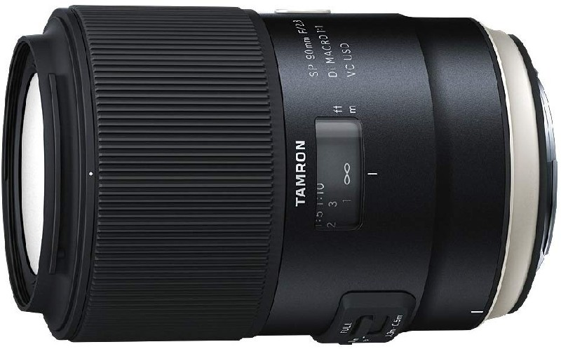 Objetivo - Tamron SP AF 90mm f/2.8 Di VC USD, Macro 1:1, Para Canon, Estabilizador imagen, Cristal XDL, Negro