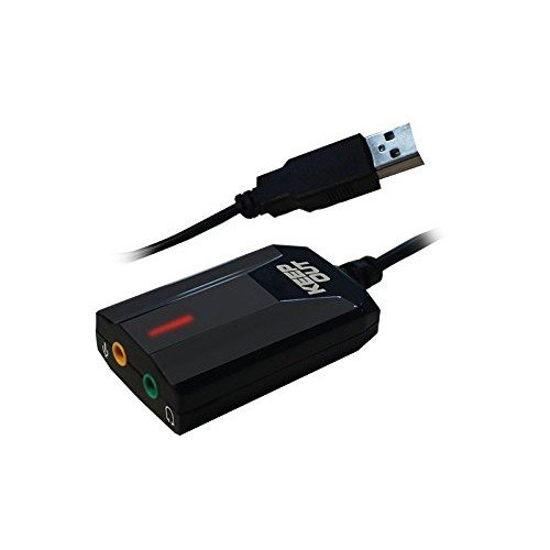 Tarjeta de Sonido - Keep Out Gaming HXADAP, 7.1, USB, Negro
