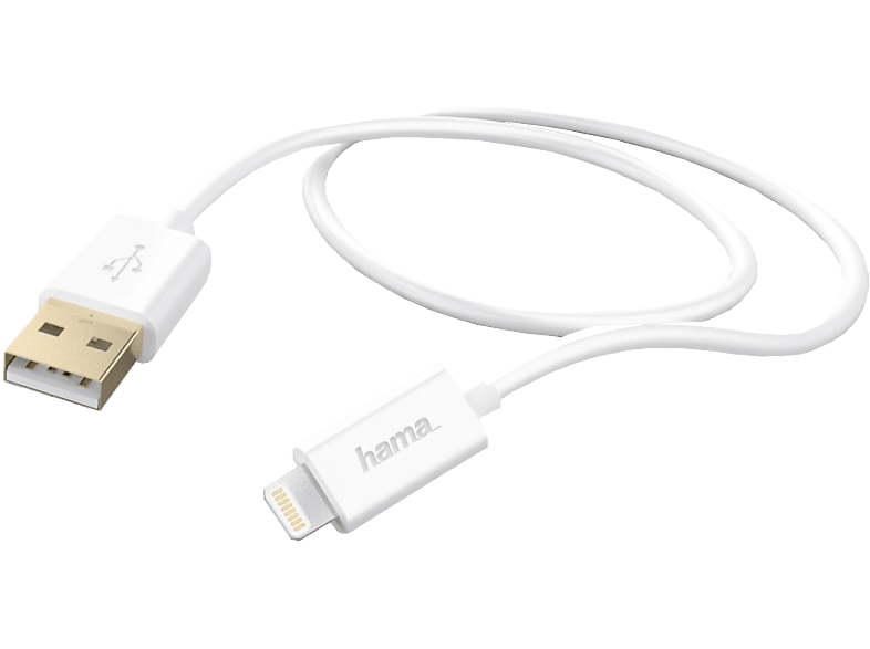 HAMA USB-kabel naar lightning 1.5m Wit (119471)