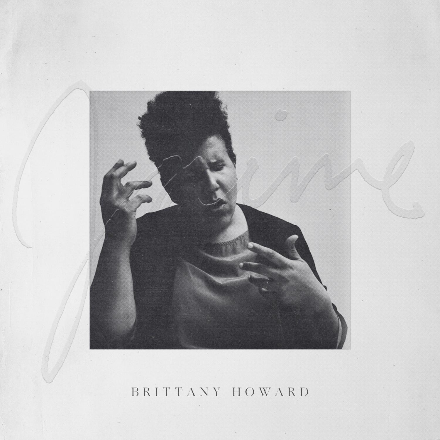 Pochette d'album d'une femme en noir et blanc. Texte : Brittany Howard, avec le mot 'Jaime'.