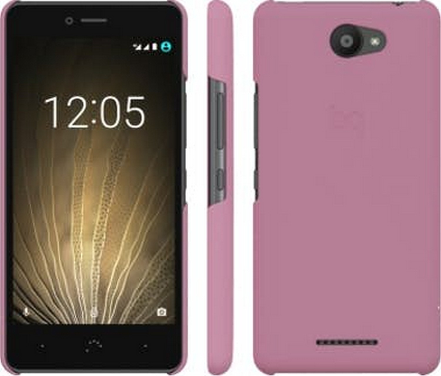 Funda - BQ Candy E000716, Para BQ Aquaris U/U Lite, Rosa